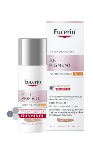 EUCERIN Anti-Pigment Tag getönt mittel LSF 30